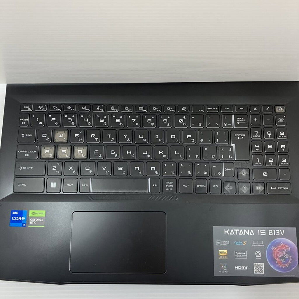 中古 MSI KATANA 15 B13V(i7-13620H/32GB/SSD1TB/RTX4070/W11H