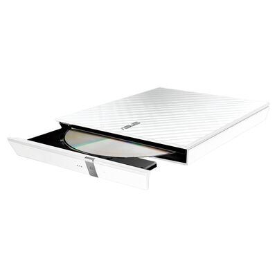 ASUS  SDRW-08D2S-U LITE/WHT/G/AS// (USB2.0 ポータブルDVDドライブ ホワイト) 