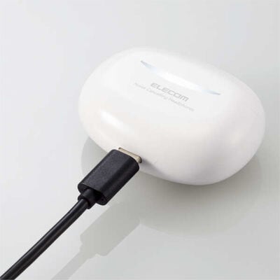エレコム  LBT-TWS15WH2 (完全ワイヤレスBluetoothヘッドホン ホワイト) 