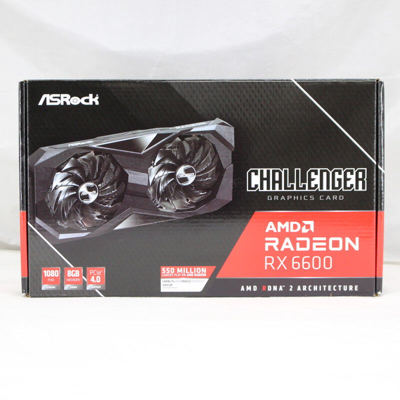 中古 ASRock Radeon RX 6600 Challenger D 8GB（RX6600 8GB