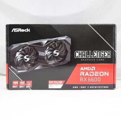【通販センター】中古  ASRock Radeon RX 6600 Challenger D 8GB（RX6600 8GB） 3480035099 