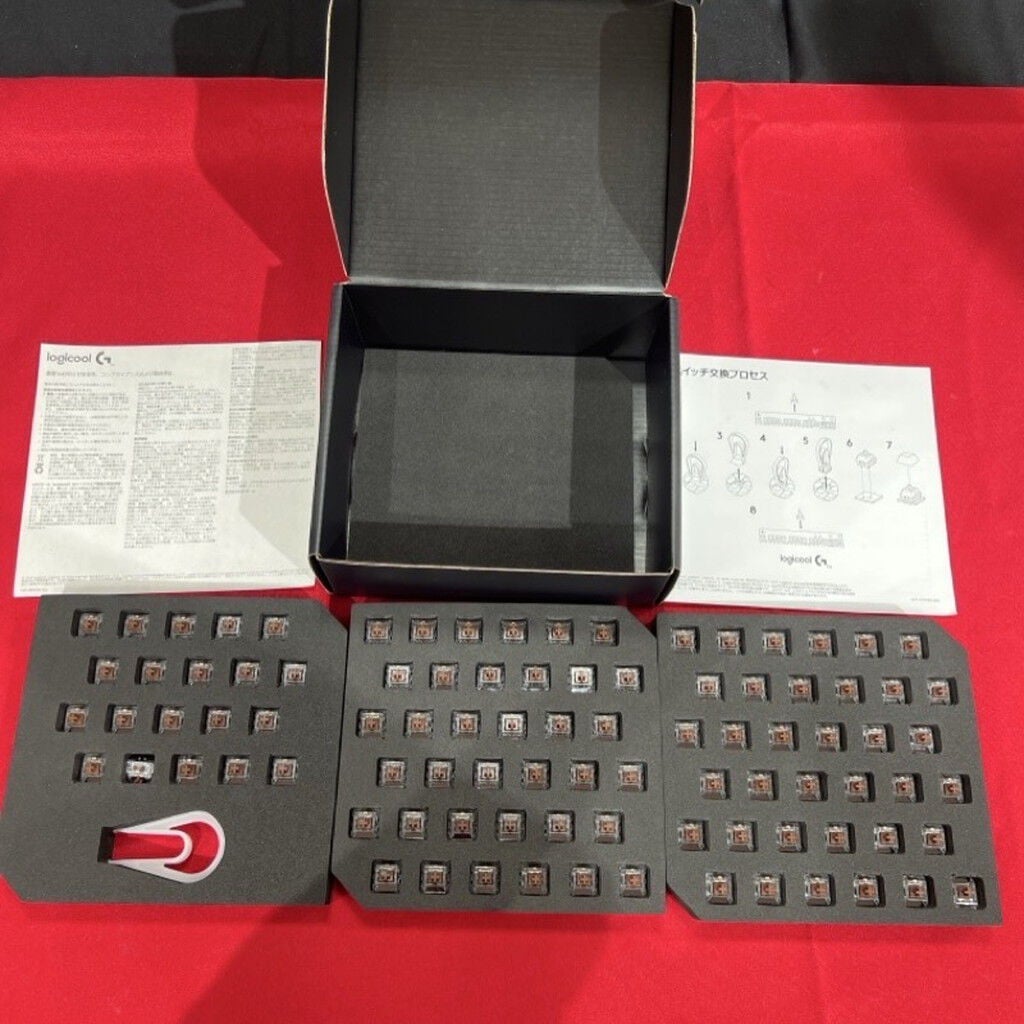 中古 Logicool G-PKB-002用 交換スイッチアクセサリー GX タクタイル