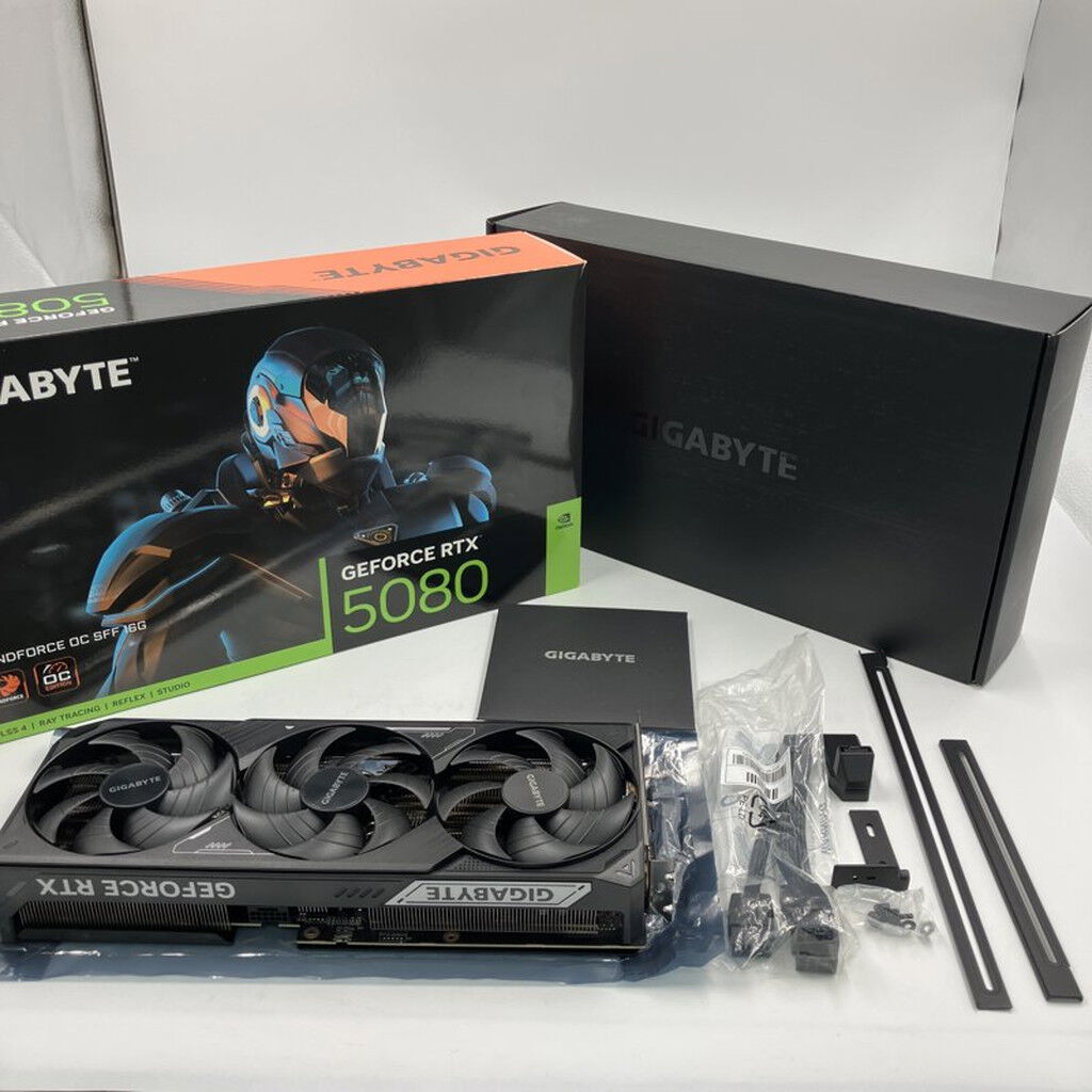 中古 GIGABYTE GV-N5080WF3OC-16GD (RTX5080 16G) 176523 （386500