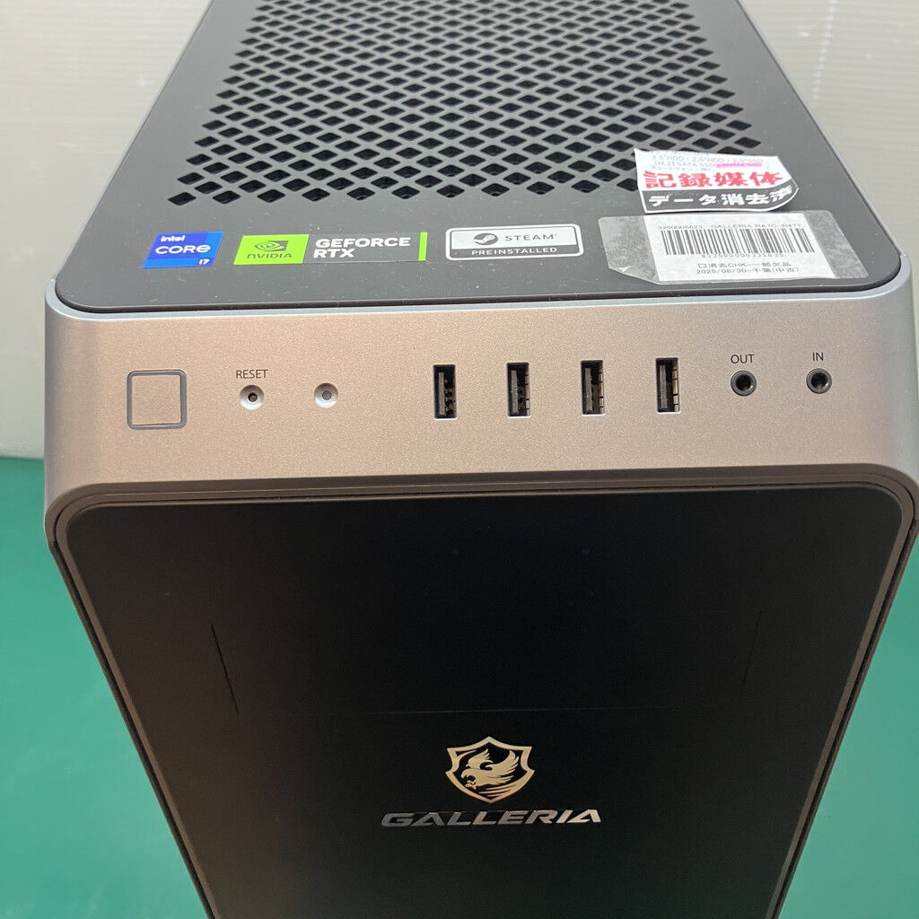 中古 GALLERIA RA7C-R47T 3250005623 ｜ パソコン通販のドスパラ【公式】