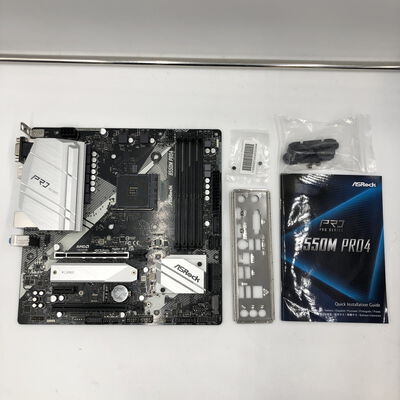 【福井日之出店】中古  ASRock B550M Pro4 (B550 AM4 mATX DDR4) 142938 
