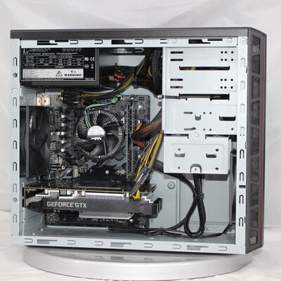 【通販センター】中古  インバースネット FRONTIER(Intel Core i5 10400F/32GB/SSD500GB/なし/NVIDIA GeForce GTX 1660 SUPER 6GB/W11H64 MAR) 180967 