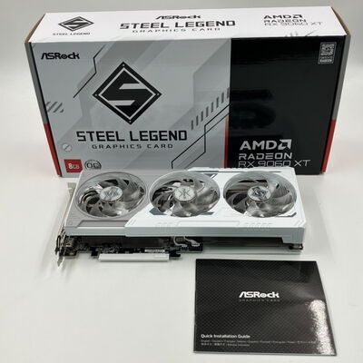【なんば店】中古  ASRock RX9060XT SL 8GO(RX9060XT Steel Legend 8G) 179886 