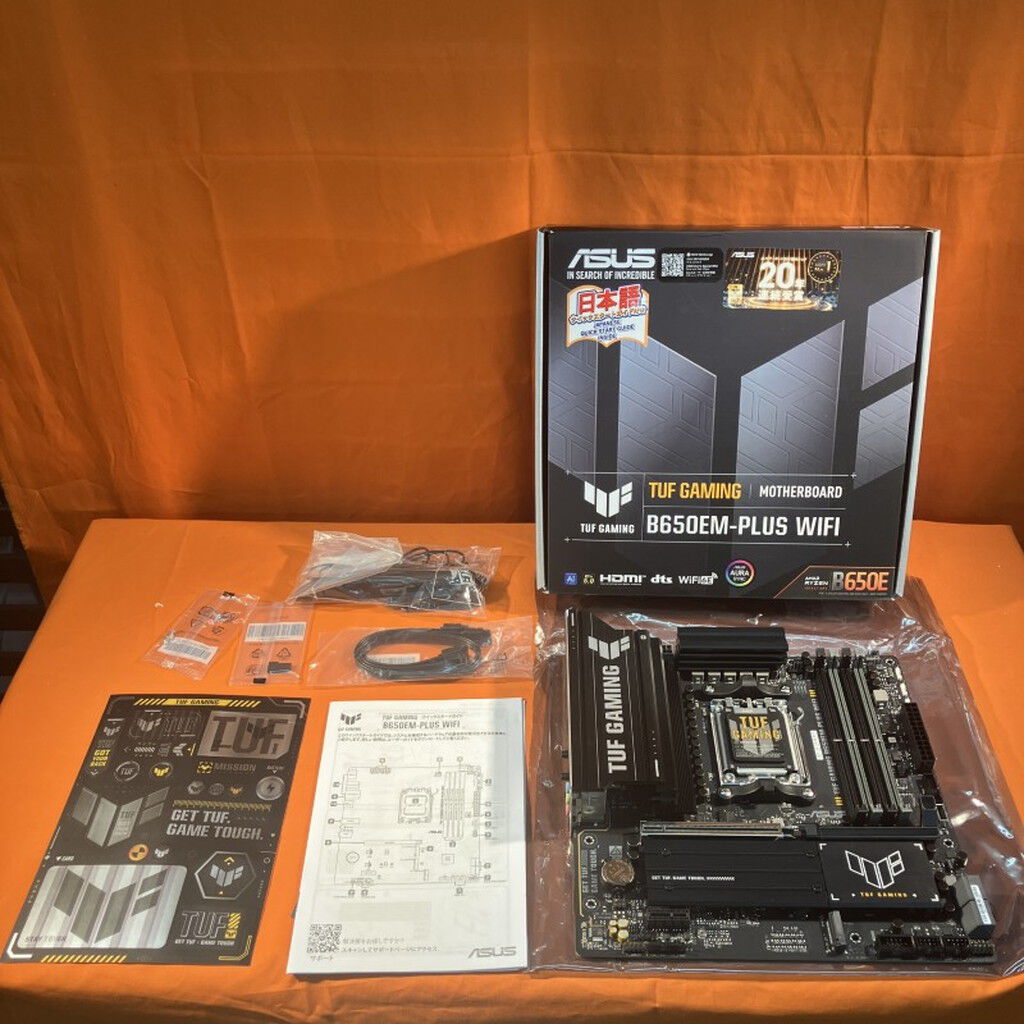 中古 ASUS TUF GAMING B650EM-PLUS WIFI(B650 AM5 mATX) 3280021875