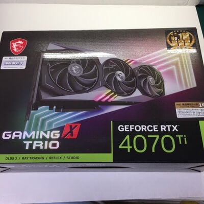 【千葉店】中古  MSI GeForce RTX 4070 Ti GAMING X TRIO 12G (RTX4070Ti 12GB) 154204 