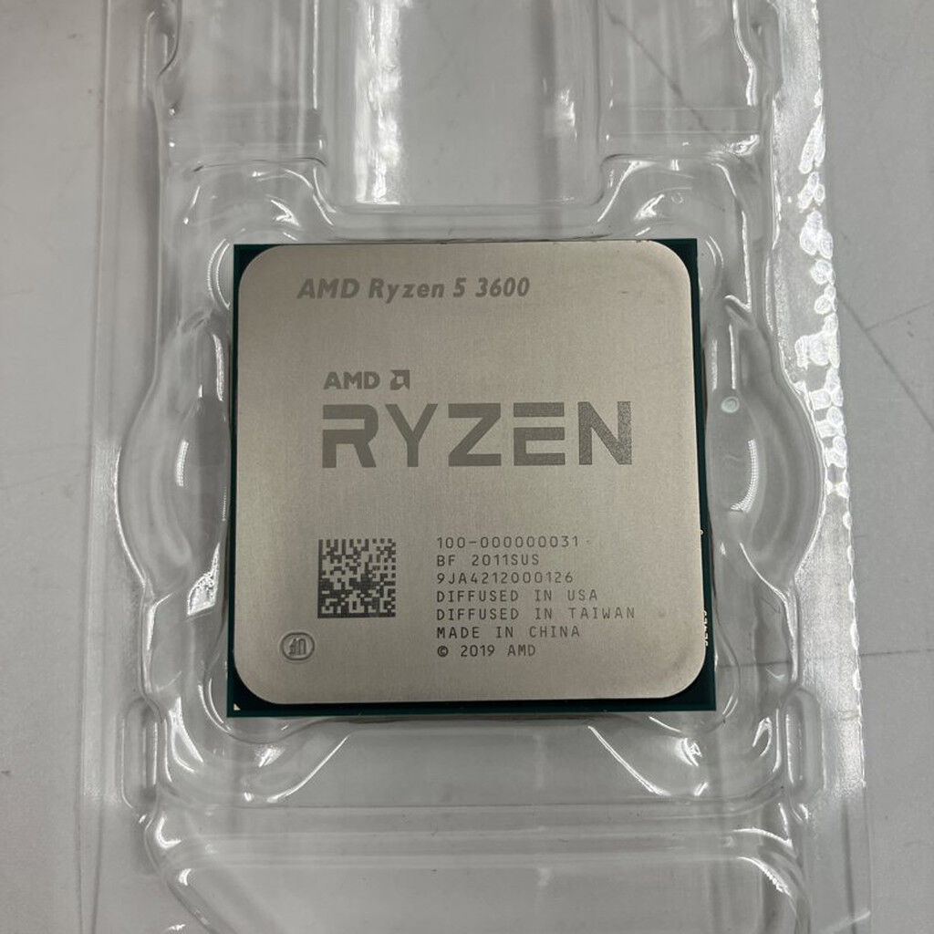 中古 AMD Ryzen 5 3600 (AM4/3.6/35M/C6/T12/65W) 140027 （381168