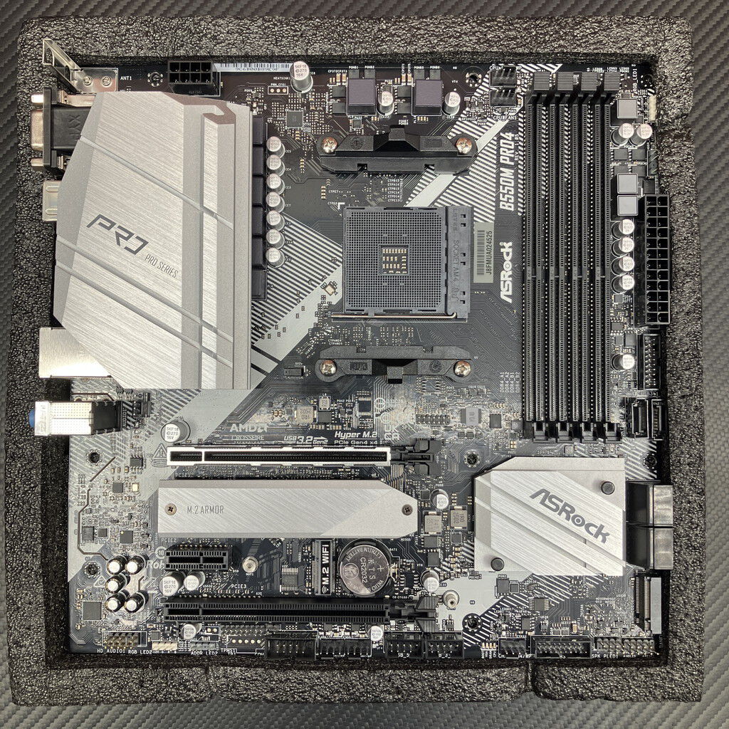 中古 ASRock B550M Pro4 (B550 AM4 mATX DDR4) 142938 （327299