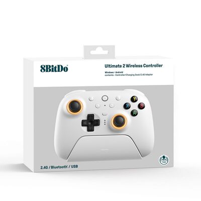 8BitDo  Ultimate 2 Wireless White (ワイヤレス ゲームパッド ホワイト) 