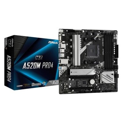 ASRock  A520M Pro4 (A520 AM4 MicroATX) 