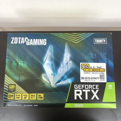 【長野稲里店】中古  ZOTAC GAMING GeForce RTX 3080 Trinity ZT-A30800D-10P（RTX3080 10GB） 3480039419 