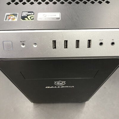 【熊本浜線店】中古  GALLERIA RM5R-G60S(Ryzen 5 3500X/16GB/SSD480GB/GTX1660 SUPER/W11H) 5370000786 