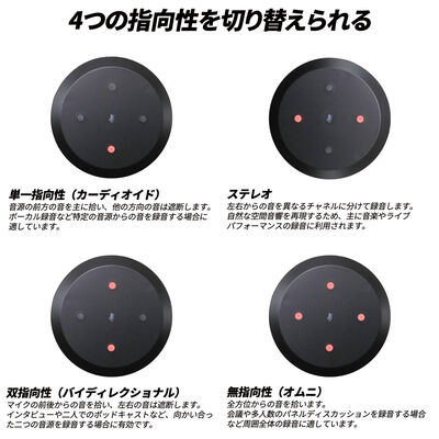 上海問屋  4種類指向性切り替え対応ゲーミングマイク DN-916250 [donya_audio] 