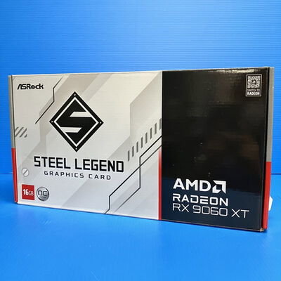 【大須店】中古  ASRock RX9060XT SL 16GO(RX9060XT Steel Legend 16G) 179896 