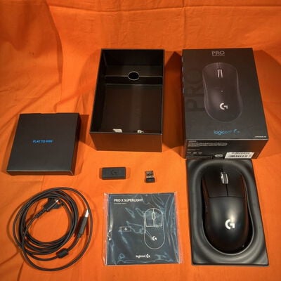 【なんば店】中古  Logicool PRO X SUPERLIGHT Wireless Gaming Mouse G-PPD-003WL-BK 146967 