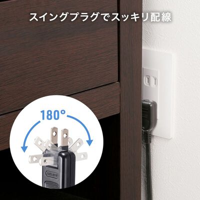 サンワサプライ  TAP-SLIM6UC-15BK (スリムタップ AC6個口・A1＋C1・PD33W・1.5m・ブラック) 