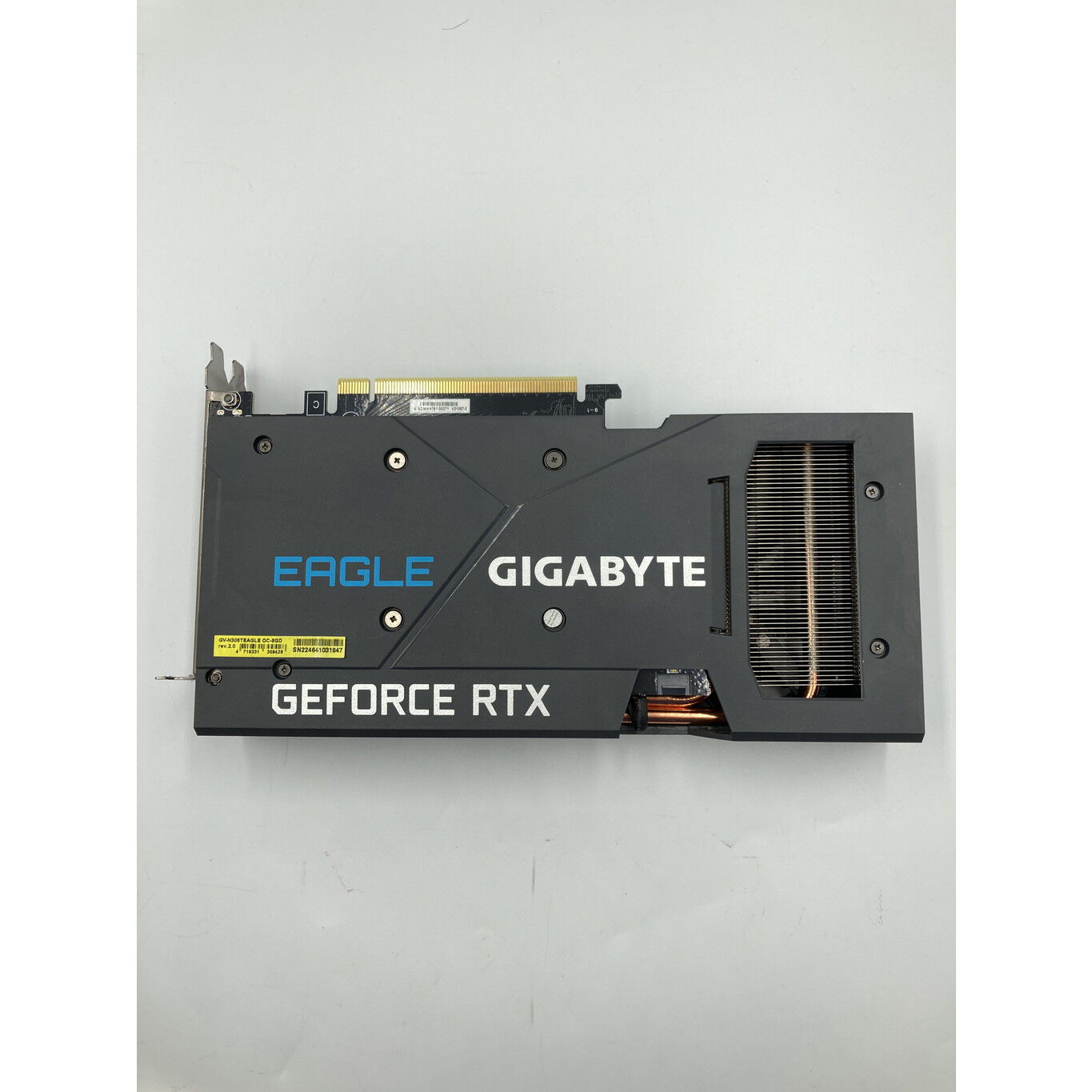 中古 GIGABYTE GV-N306TEAGLE OC-8GD (RTX3060Ti 8GB) 144189【4/8