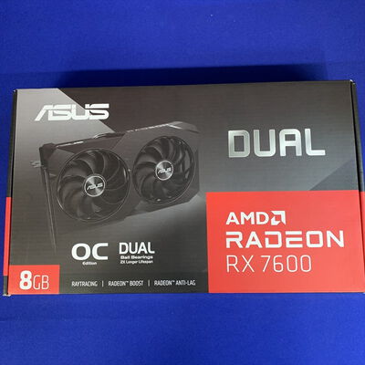 【横浜駅前店】中古  ASUS DUAL-RX7600-O8G-V2 (RX7600 8G) 162744 