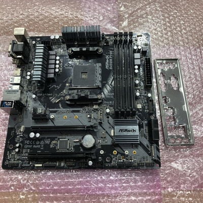 【宮崎恒久店】中古  ASRock B450M Pro4 (B450 AM4 mATX DDR4) 137907 