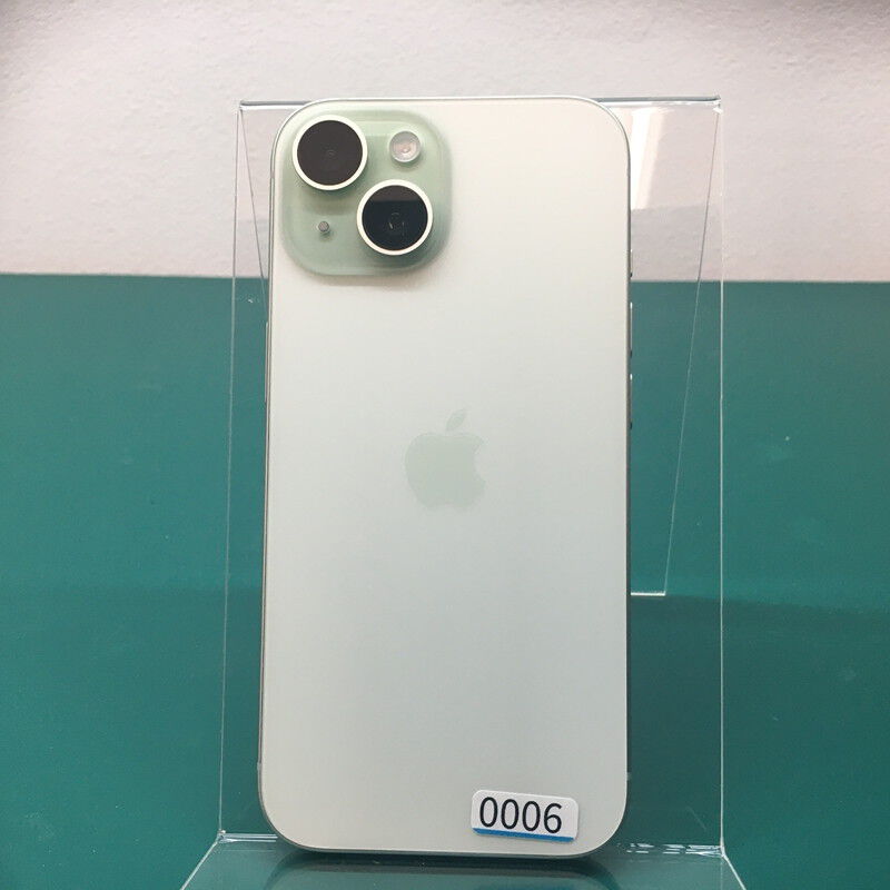 中古 【国内版SIMフリー】Apple iPhone15 無印 256GB グリーン