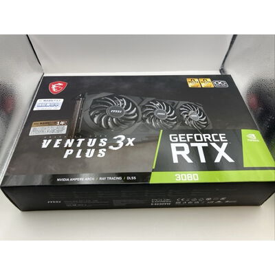 【仙台店】中古  MSI GeForce RTX 3080 VENTUS 3X PLUS 12G OC LHR 3240010237 