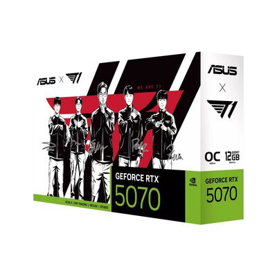 ASUS  T1 GeForce RTX 5070 12GB GDDR7 OC Edition T1-RTX5070-O12G-GAMING (GeForce RTX 5070 12GB) 