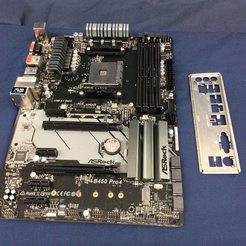 中古 ASRock B450 Pro4 (B450 AM4 ATX DDR4) 137906 ｜ パソコン