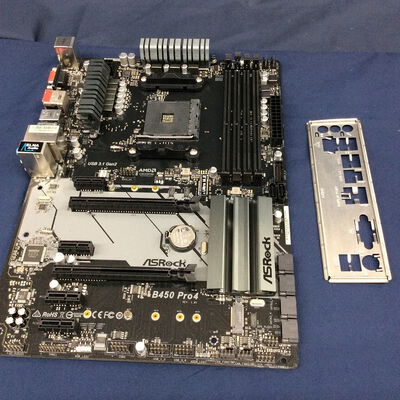 【川崎店】中古  ASRock B450 Pro4 (B450 AM4 ATX DDR4) 137906 