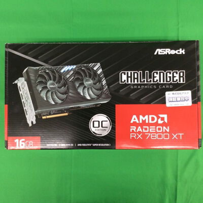 【川崎店】中古  ASRock RX7800XT CL 16GO RX7800XT Challenger OC (RX7800XT 16GB) 162732 
