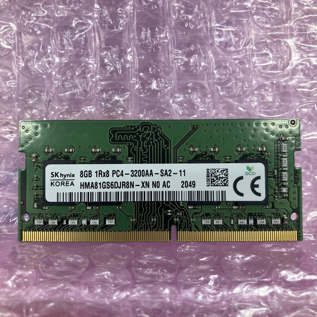 中古 SKhynix ノートPC用メモリ(PC4-25600 8GB DDR4-3200) 5070002286