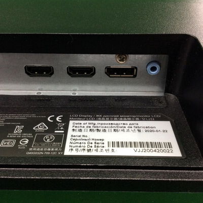 【川崎店】中古  ViewSonic VX3211-4K-MHD-7 32インチワイド液晶モニタ （4k 3840x2160） 3170007401 