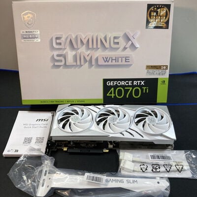 【大宮店】中古  MSI GeForce RTX 4070 Ti  12G GAMING X SLIM WHITE 1250007051 