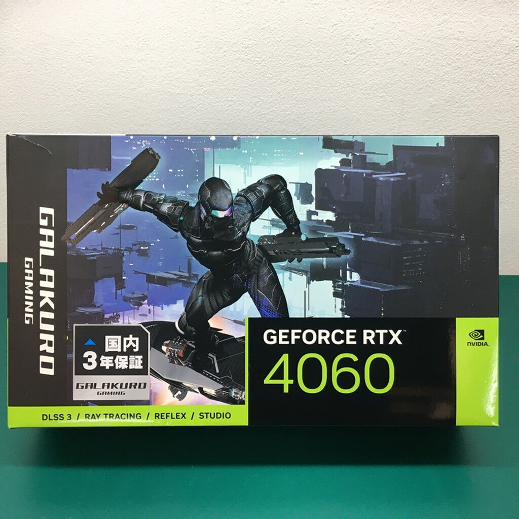 中古 玄人志向 GG-RTX4060-E8GB/SF (RTX4060 8G) 175575 （339303