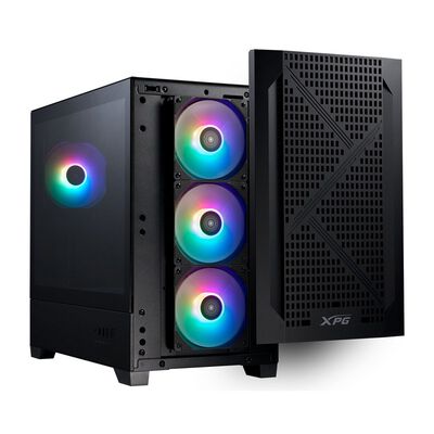 ADATA  LANDER 300 LANDER300MAA-BKCWW (MicroATX ガラス ブラック) 