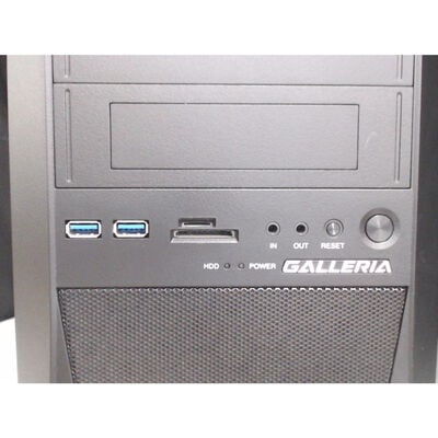 【前橋ｲﾝﾀｰｱｶﾏﾙ店】中古  GALLERIA XT(i7 8700K/16GB/SSD500GB/HDD1TB/GTX1060/W11H) 4540001977 