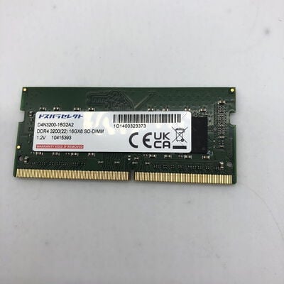 【宇都宮鶴田店】中古  PC4-25600 16GB ノート用(DDR4-3200) 158772 