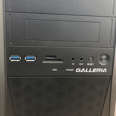 【福山ココローズ店】中古  THIRDWAVE GALLERIA KT(Intel Core i7 8700/16GB/SSD1TB/BD-RE/NVIDIA GeForce RTX 3060 12GB/W11H64 MAR) 182686 