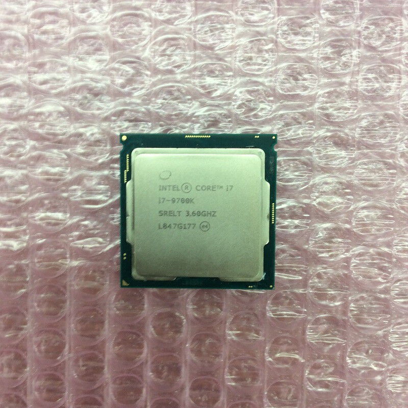 中古 INTEL Core i7 9700K (1151/3.60GHz/12M/C8/T8) 138481