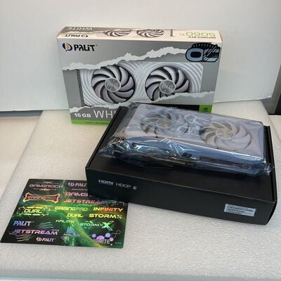 【京都店】中古  Palit NE7506TU19T1-GB2061M (RTX5060Ti WH OC 16GB) 188953 