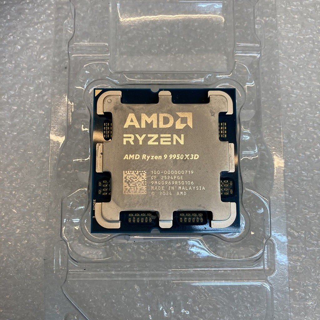 AMD Ryzen 9 9950X3D CPU 本体のみ ジャンク品 中古 AMD Ryzen 9 9950X3D (AM5/4.3GHz/144M/C16/T32/170W) 1460025693