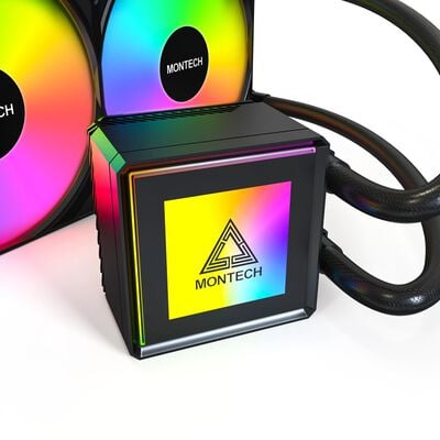 MONTECH  PureFlow ARGB 360 Black (360mm ARGB ブラック) 