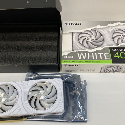 【徳島住吉店】中古  Palit NE6406T019P1-1048L(RTX4060Ti WHITE 8G) 175561 