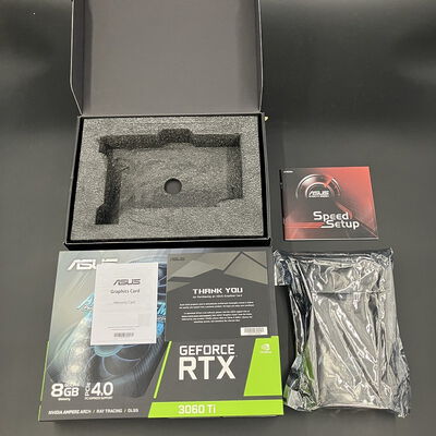 【大須店】中古  【LHR版】ASUS DUAL-RTX3060TI-8G-MINI-V2 (RTX3060Ti 8GB LHR) 175520 