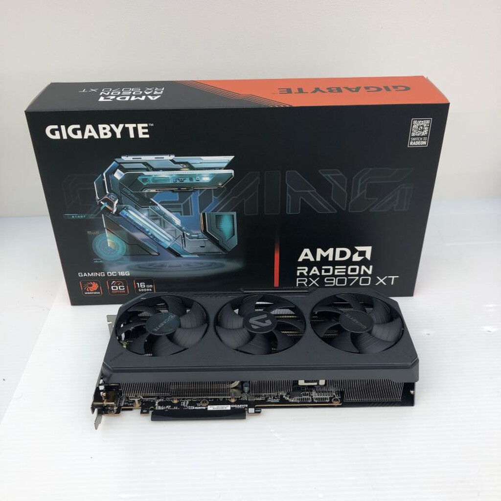 中古 GIGABYTE GV-R9070XTGAMING OC-16GD (RX9070XT 16G) 176942