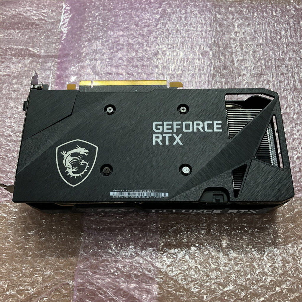 中古 MSI GeForce RTX 3060 VENTUS 2X 12G OC (RTX3060 12GB) 144777