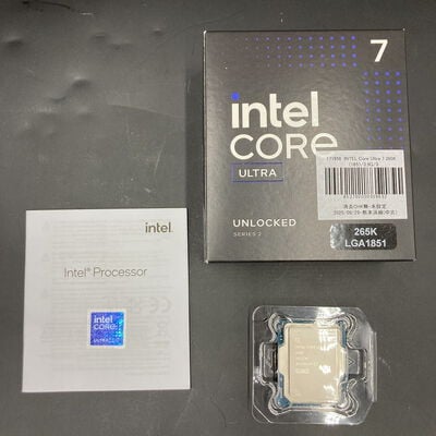 【熊本浜線店】中古  INTEL Core Ultra 7 265K (1851/3.9G/30M/C20/T20) 