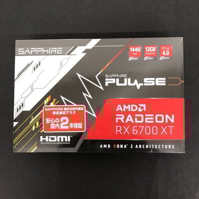 【長野稲里店】中古  SAPPHIRE Radeon RX 6700 XT 12G GDDR6（RX6700XT 12GB） 3480037296 